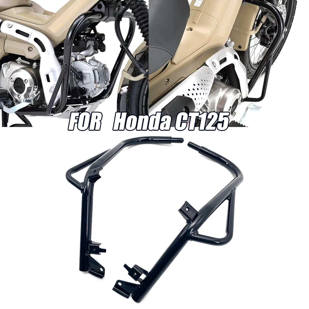

HunterCub Motorcycle Engine Highway Guard Crash Bar Bumper For Honda CT125 CT 125 ct125 2020 2021 2022 bracket