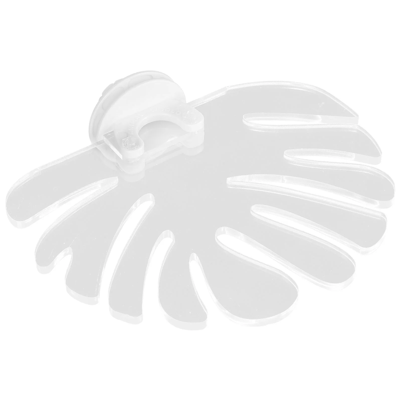 

Acrylic Standing Platform Leaf Shaped Standing Perch for Parrot Parakeet Budgies