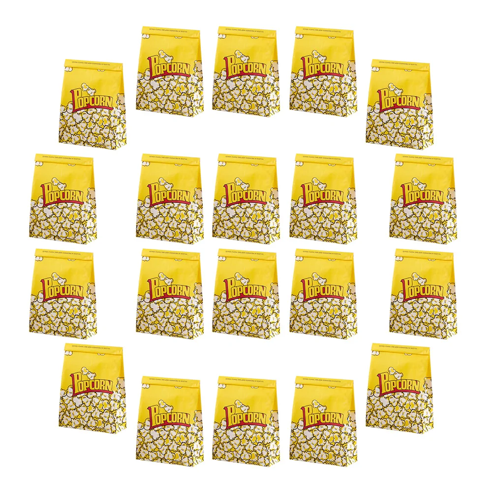 

Popcorn Paper Boxes Bags Container Containers Candy Party Treat Movie Favor Snack Night Box Cardboard Holder Bag Theater Food