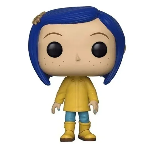 2024 Новое поступление Funko POP Coraline in дождевик 423 # виниловая модель игрушки для