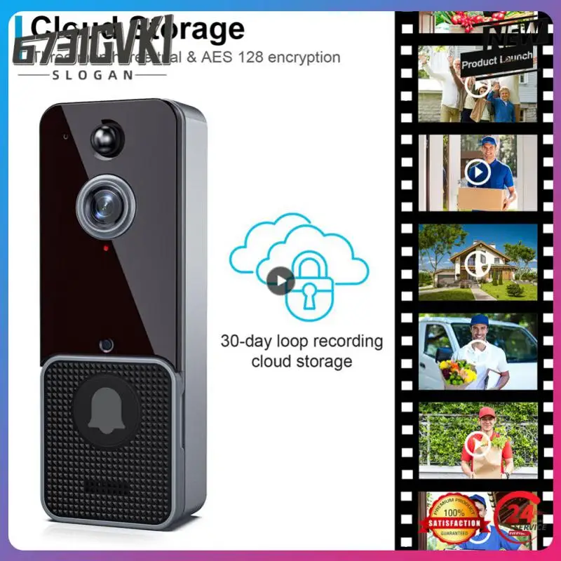 

1/2/3PCS Smart Home WiFi Outdoor Wireless Doorbell 1080P Night Intercom Video Doorbell Camera Waterproof Security