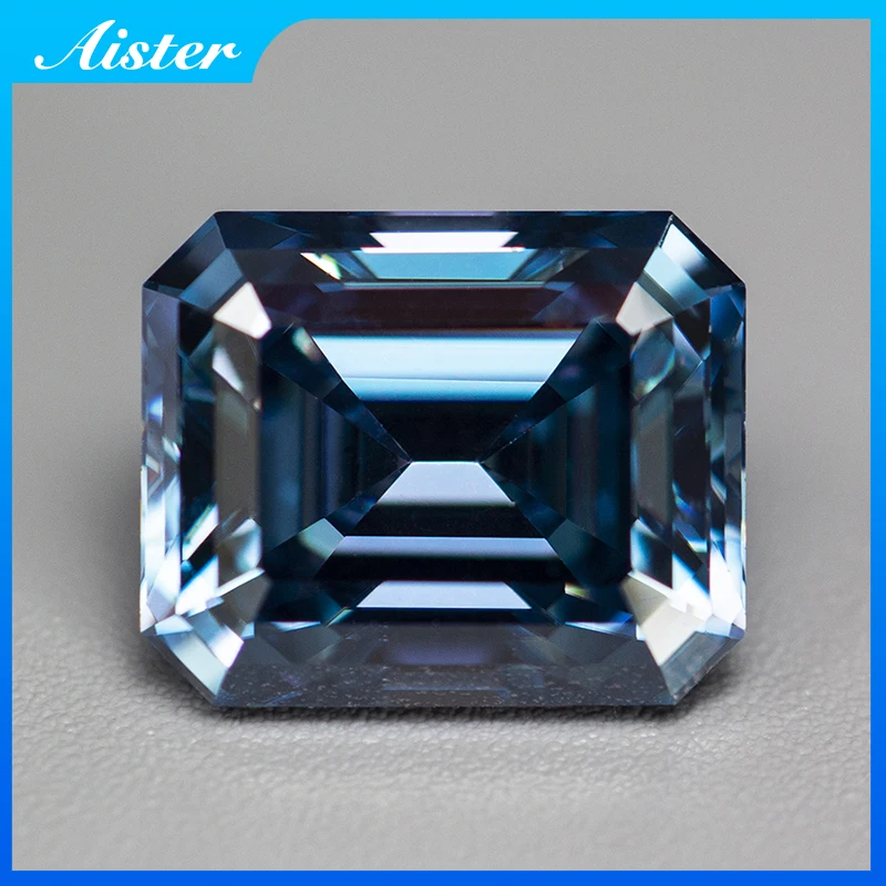 Новый сапфировый синий телефон с изумрудной огранкой VVS1 Сертифицированный