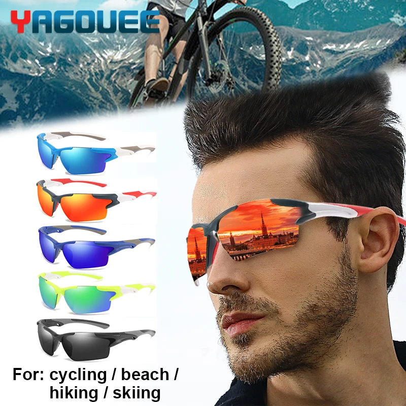 Polarized Sunglasses Men Women Sun Glasses Cycling Hiking Fishing Outdoor Sports Glasses Men's Driving Shades UV400 Eyewear