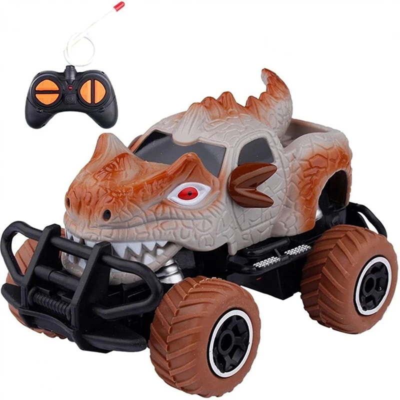 

Remote Control Car For Boys 2-6 - Dinosaur Toys Cars For Kids Age- Off-Road Climbing Toy Vehicle Mini RC Car