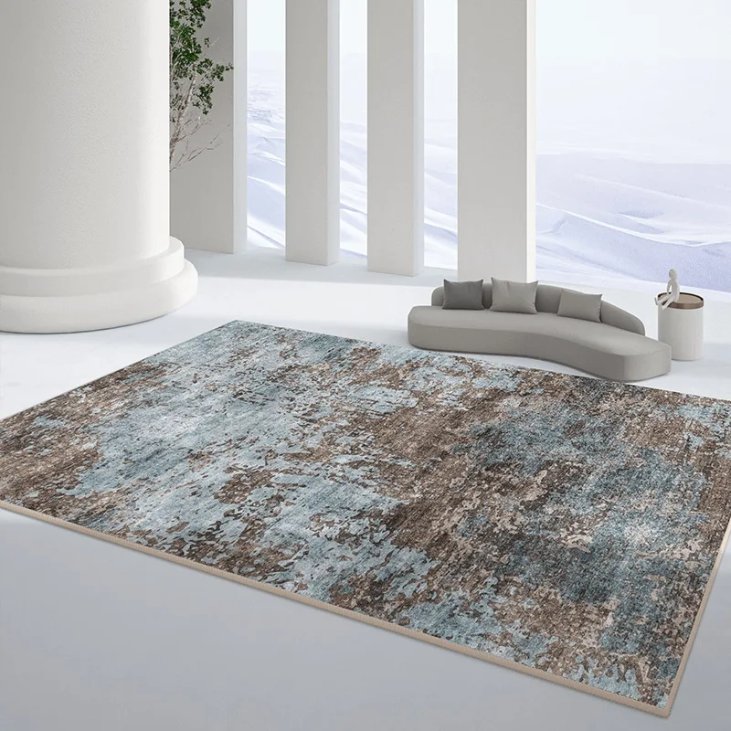 

Современный простой ковер для гостиной, легкий роскошный художественный ковер для дивана, настольного стола, большой Домашний напольный коврик