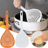 1pc plastic drain shovel heat resistance skimmer spoon water leaking shovel multifunctional cooking spoon kitchen tool