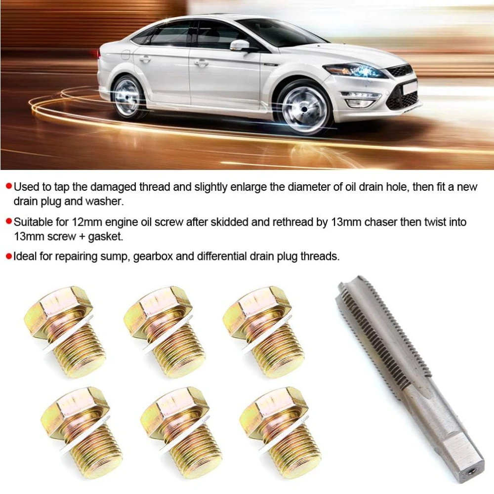 Набор инструментов для ремонта пробки слива масла M15 X 1 5 мм