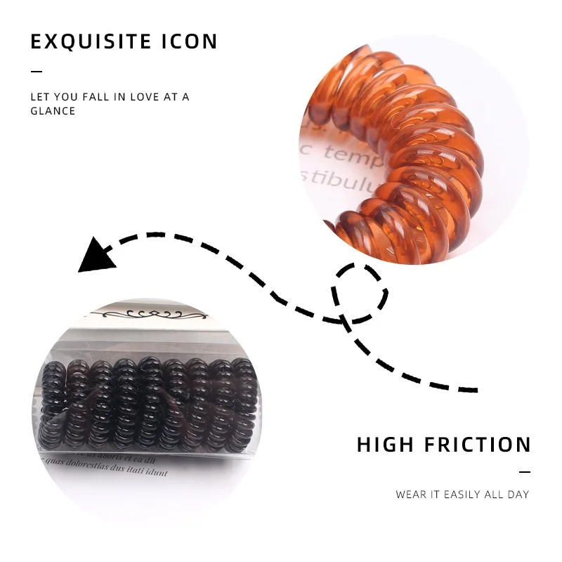 9 шт./компл. резинки для волос женщин аксессуары шнур девушек спиральные милые