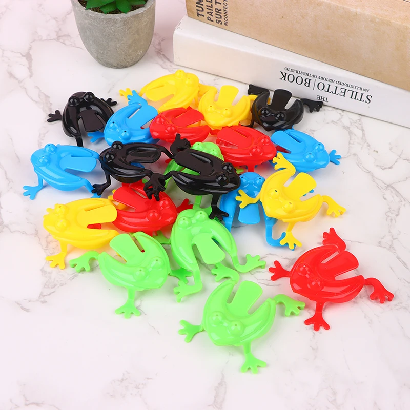 

20/12 Pcs Jumping Frog Bounce Fidget Toys For Kids Novelty Assorted Stress Reliever Toys For Children Birthday Gift Party Favor