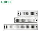 LEDFRE душевой трап под плитку трап для душа под плитку решетка для раковины трап для душа линейный слив для ванны слив для душевой кабины трап для душа под плитку душевой трап  стальная душевая кабина из  LF66009B