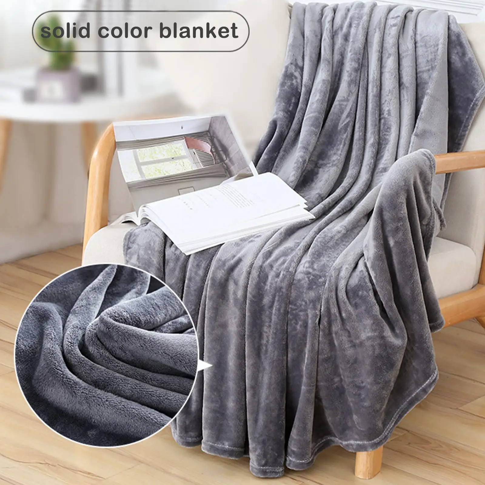 

Soft Breathable Single Person Office Dormitory Noon Present Blanket Household Nap 2022 Blanket F1h8