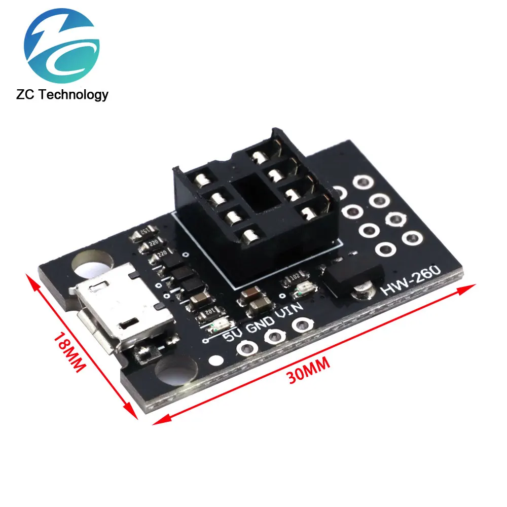 Плата программируемая ATtiny13A / ATtiny25 ATtiny45 ATtiny85 |