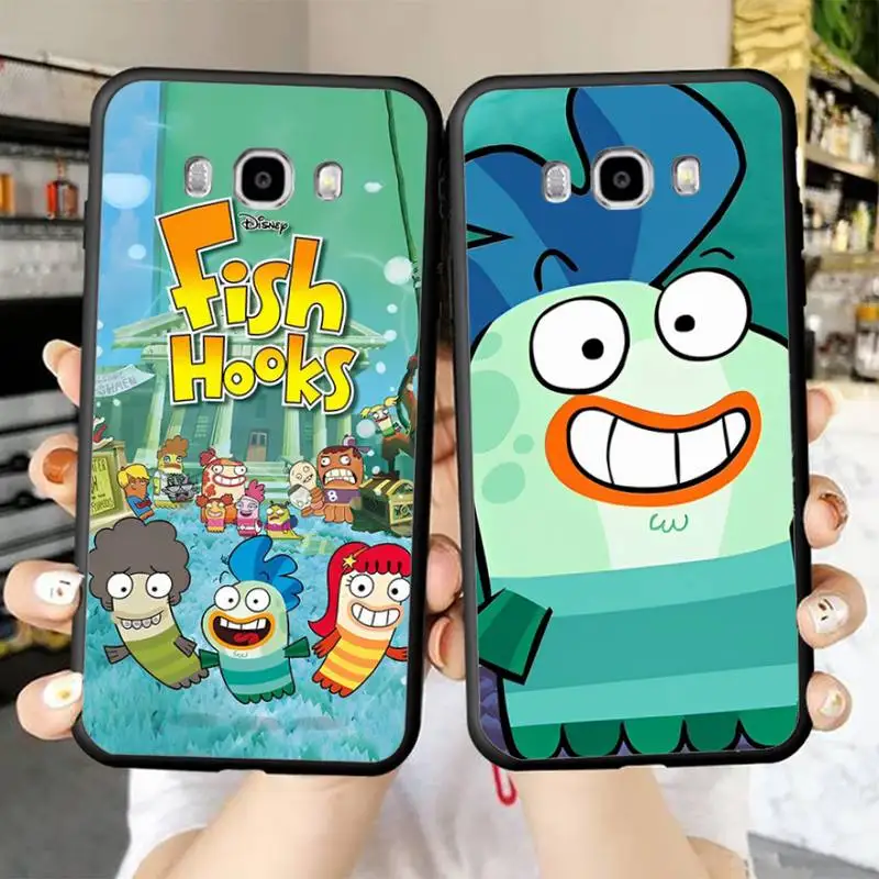 

Disney Fish Hooks Phone Case for Samsung J 2 3 4 5 6 7 8 prime plus 2018 2017 2016 core