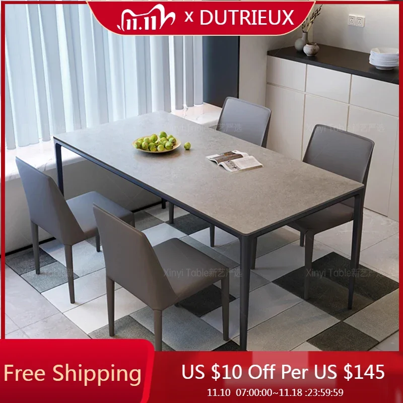 Кухонный Прямоугольный Обеденный Стол скандинавский промышленный