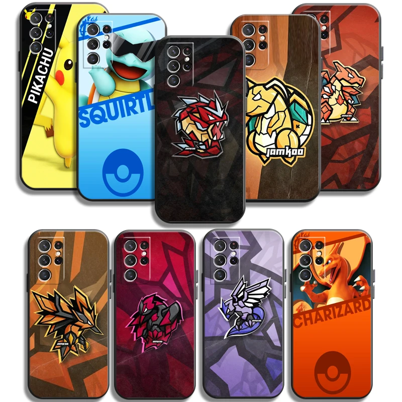 

Pokemon Pikachu Phone Cases For Samsung Galaxy A31 A32 A51 A71 A52 A72 4G 5G A11 A21S A20 A22 4G Funda Soft TPU Carcasa