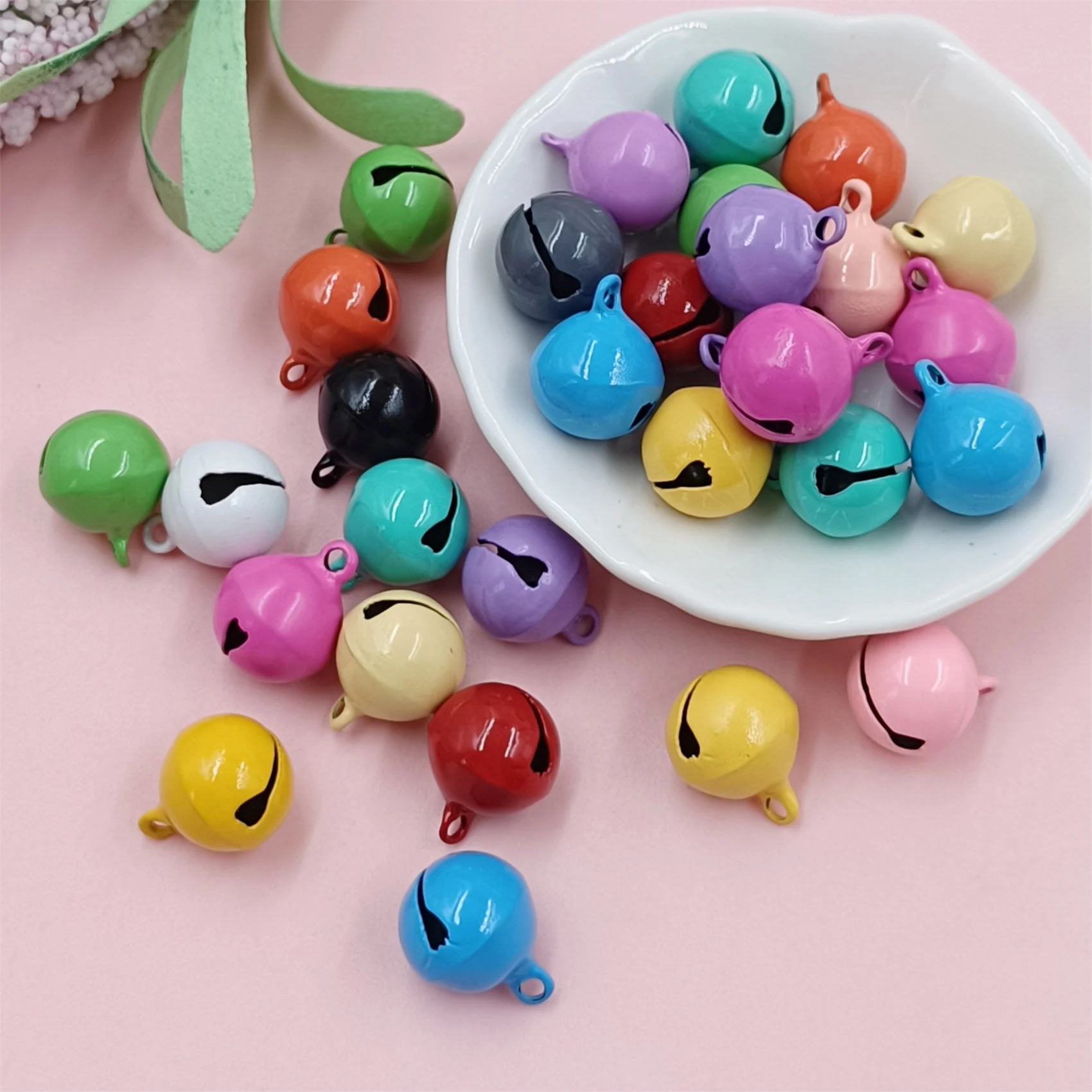 10/30 шт./лот 14 мм большой разноцветный колокольчик сделай сам серьги ожерелье