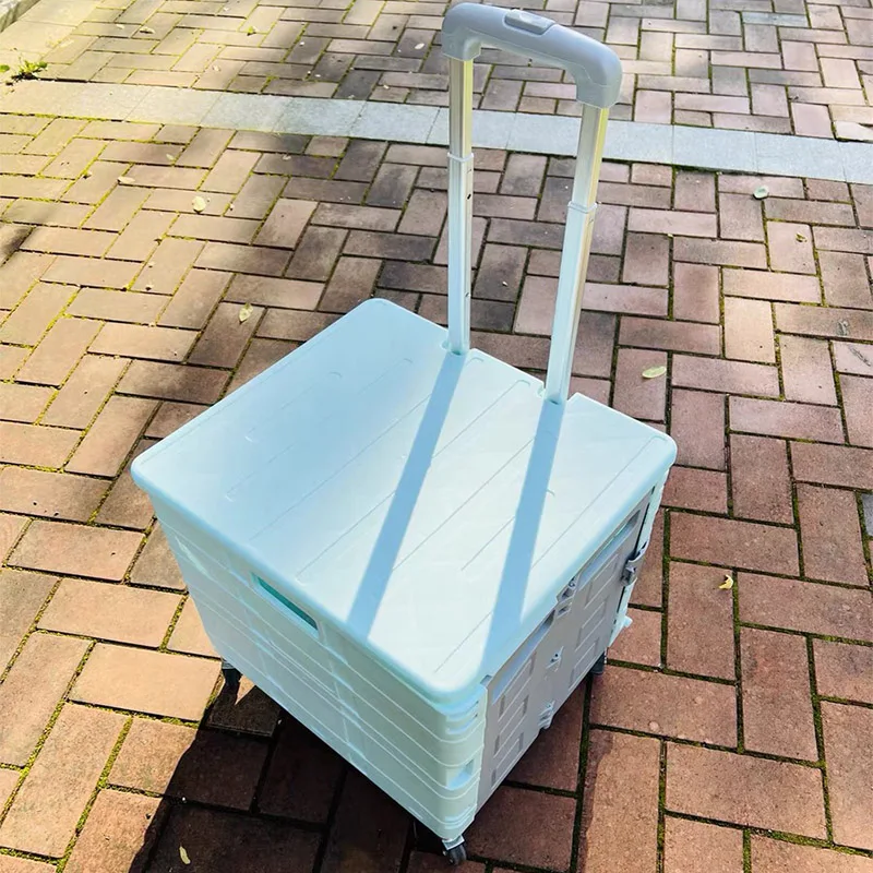 Переносной тележка для покупок дома Express, складная с выдвижной ручкой, маленькая тележка для пикника.