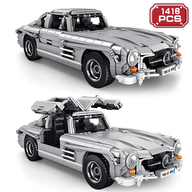 Технический эксперт MOC Модель гоночного автомобиля строительные блоки