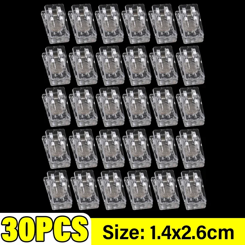 

Мини-магнитные зажимы прозрачные пластиковые