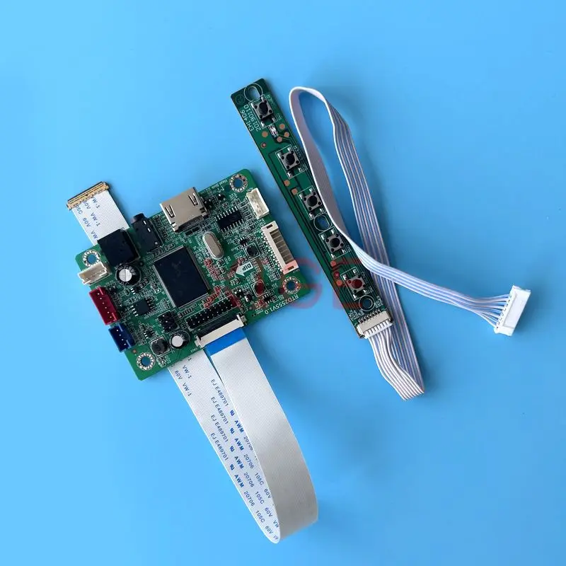 Плата контроллера DIY Kit для B140XTN02.4/9 140x tn02.d/2.E панель ноутбука 1366x76 8 светодиодный