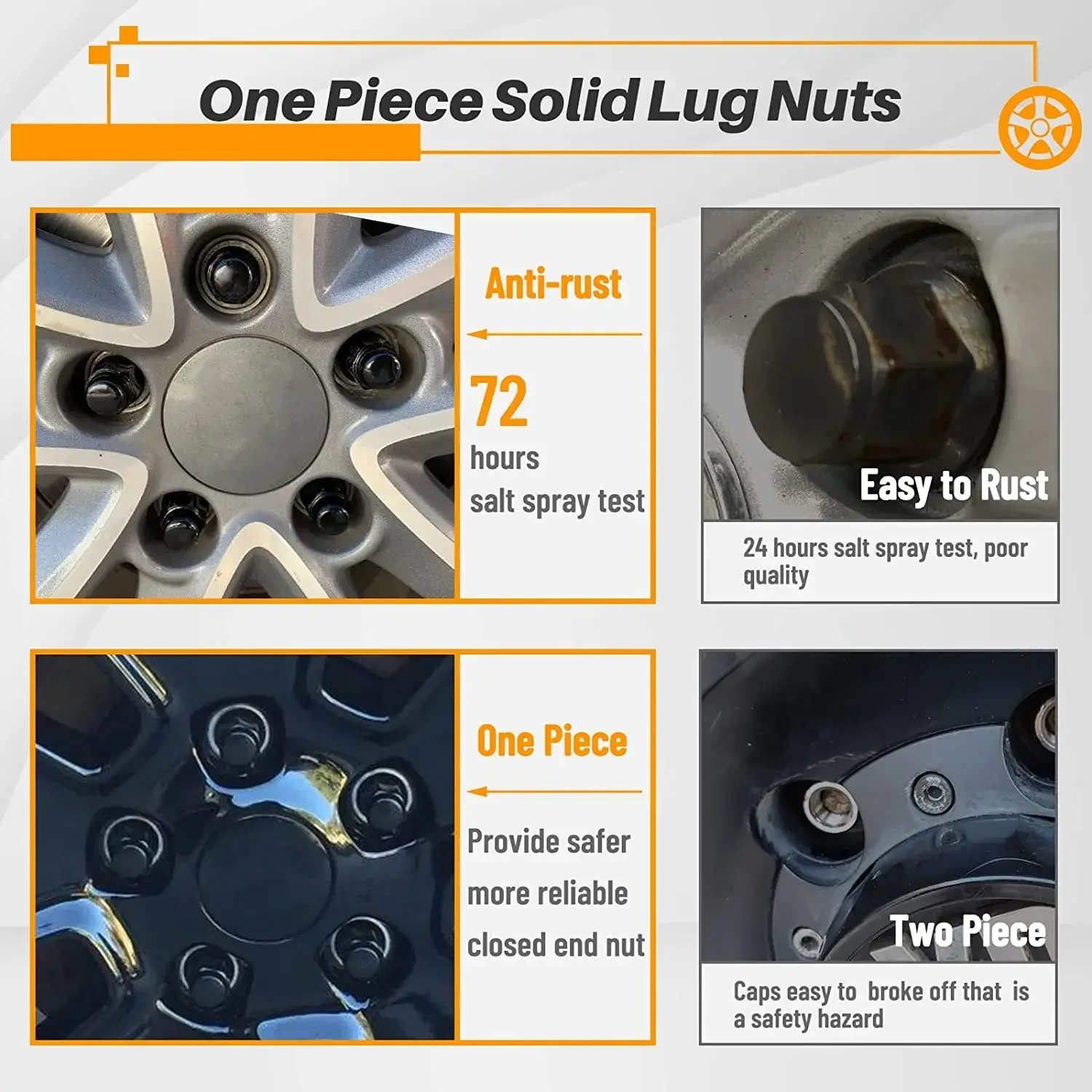 MIKKUPPA 20 шт. 1/2-20 гайки с проушинами для Jeep Wrangler/ Liberty/Grand Cherokee Aftermarket колеса черные или