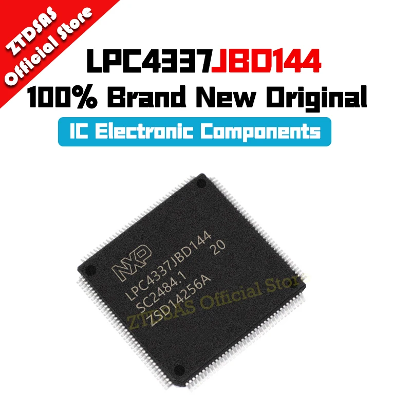 New Original  LPC4337JBD144 LPC4337JBD144E LPC4337JBD LPC4337 LPC Chip LQFP-144 IC MCU