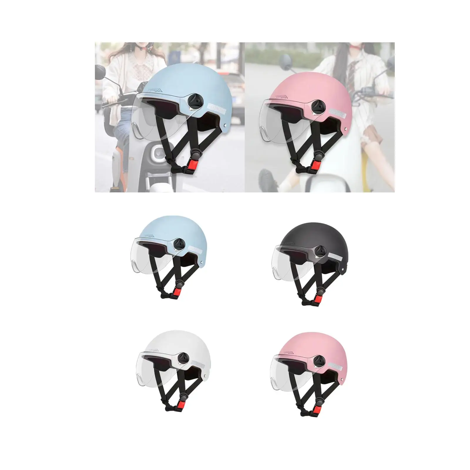 Мотоциклетный шлем 52-60 см с регулируемой окружностью головы удобная