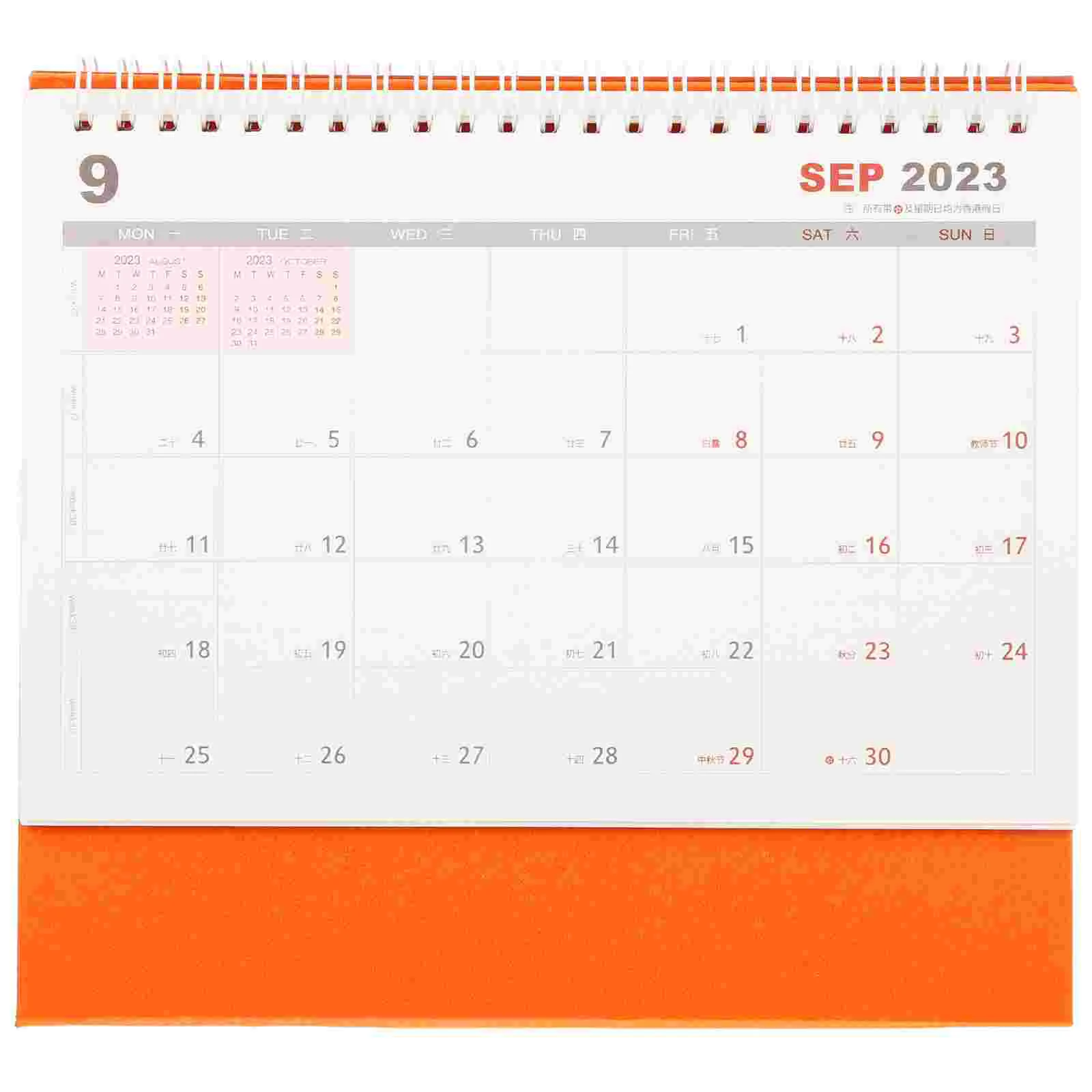 

Office Standing Calendar 2024 Desk Tabletop Household Daily Small Monthly Decor