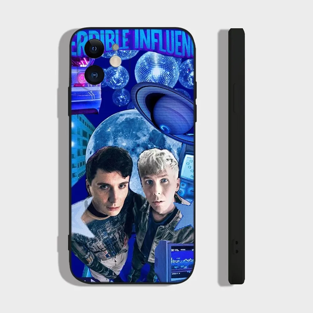 Чехол для телефона Terrible Influences Dan Phil iPhone 16 15 14 13 12 11 Plus Pro Max XR XS X 7 8 SE Mini Silicone Soft