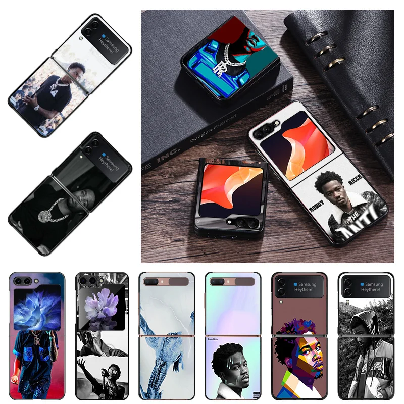Матовые жесткие чехлы Roddy Ricch для телефона, чехол для Samsung Galaxy Z Flip4 Flip3 Flip5