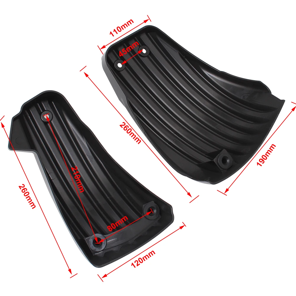 Мотоциклетные черные боковые обтекатели на батарейках для Harley Softail M8 Street BOB 2018-2021