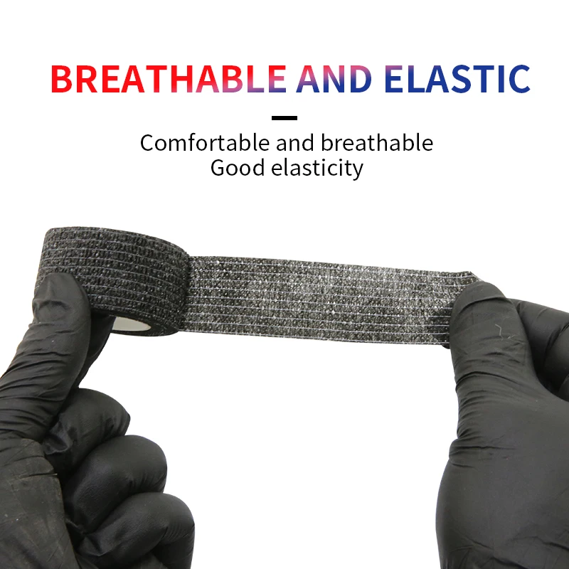 Бандаж TAIDU для тату-машинки размер 5 2 см несколько цветов эластичный бандаж