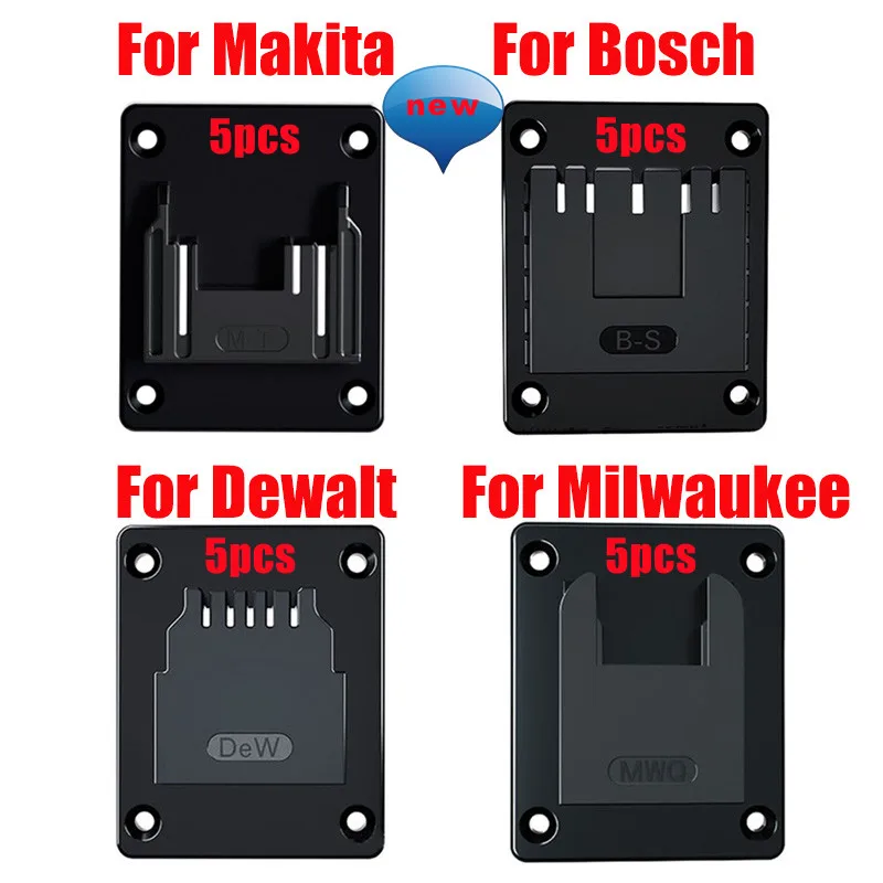 

5 шт., настенный держатель для инструментов Makita, Bosch, Dewalt, Milwaukee