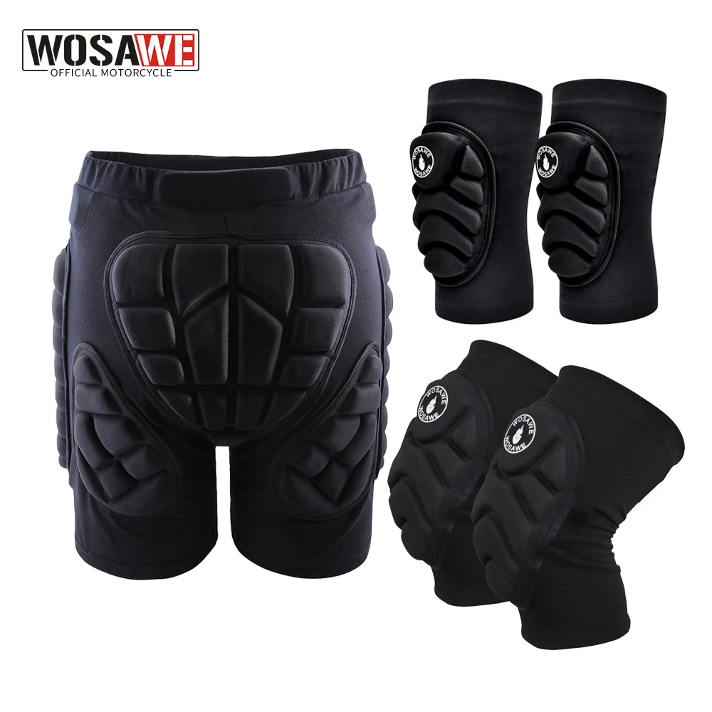 Protection Skiing Protector Knee Pads Skating Protective Hip Padded Shorts Xs-3xl