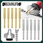 Набор инструментов для заточки бензопилы, цилиндрический шлифовальный инструмент с алмазным покрытием