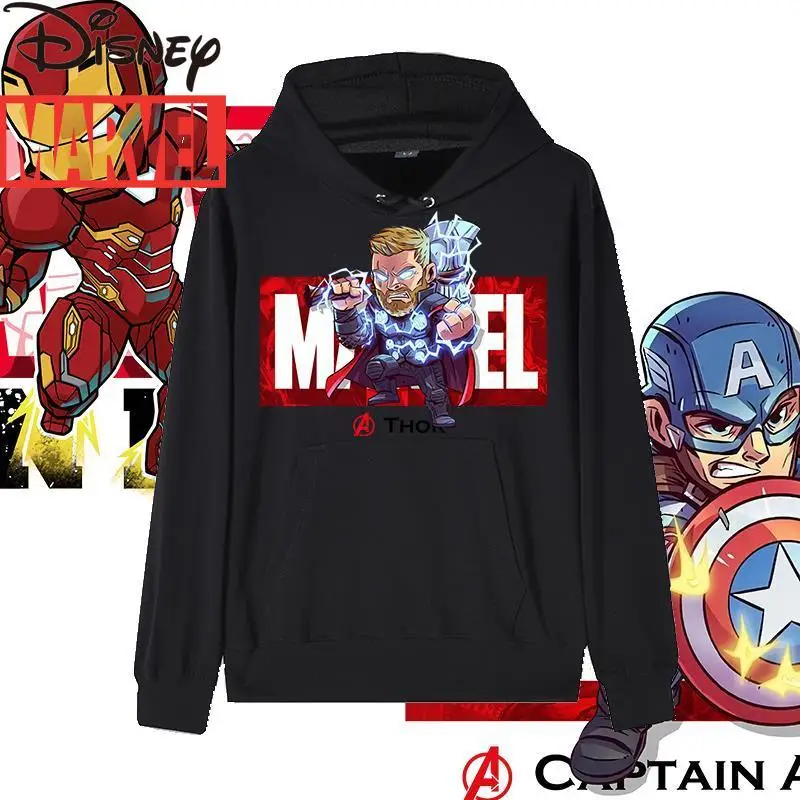 

Disney Marvel 10th Anniversary Joint Avengers 4 Iron Man Captain America Trendy Hoodie Men's Hooded Clothes