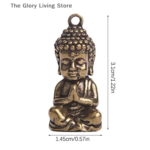 Миниатюрная статуэтка Будды из меди