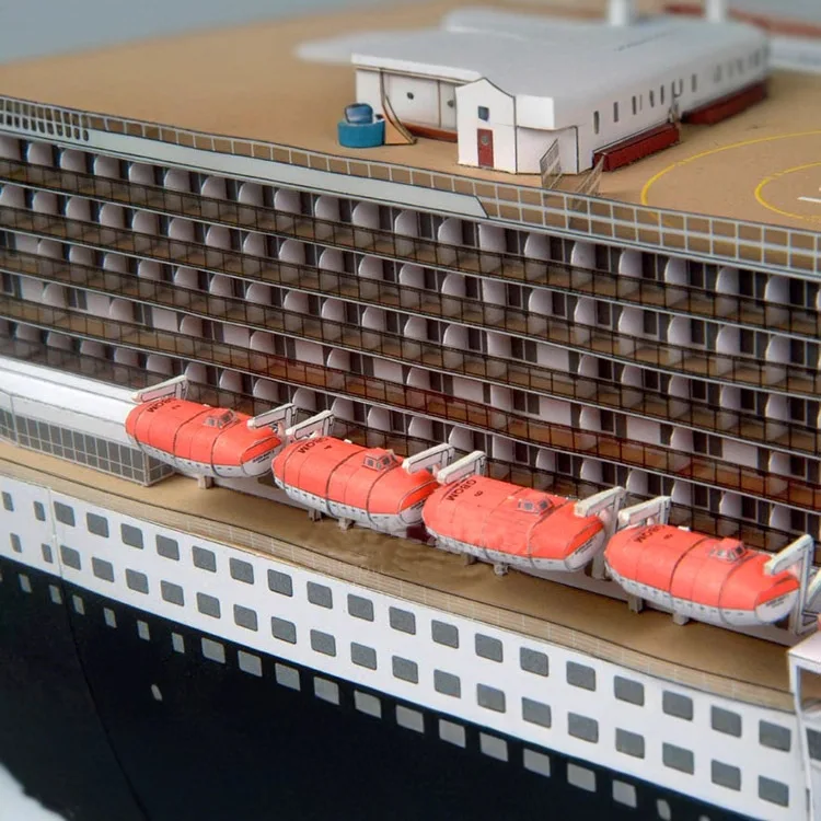 Набор для сборки 3D-модели корабля RMS Queen Mary: роскошный круизный лайнер, развивающая игрушка-конструктор, подарок (art.: 3920d940bcd72) - 3920d940bcd72