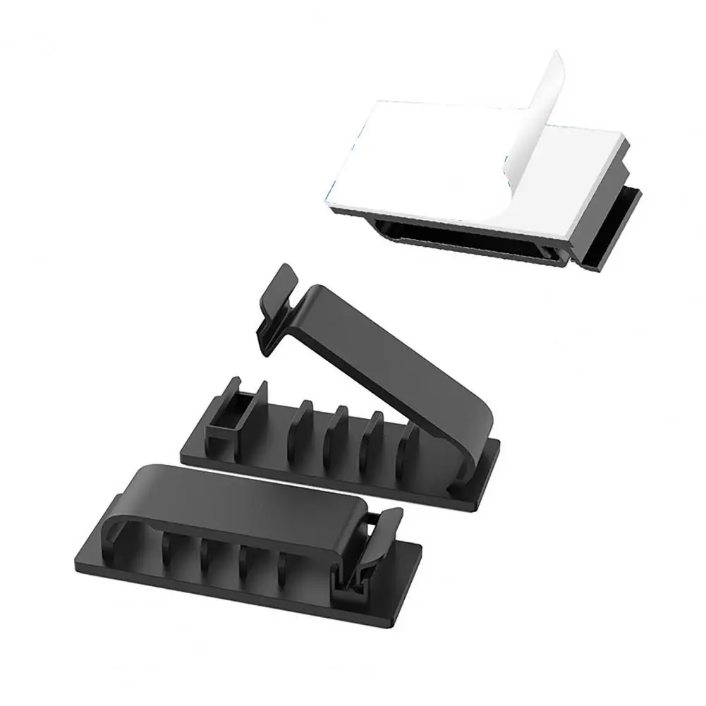 Удобный Настольный держатель кабеля для компьютера самоклеящийся сильная