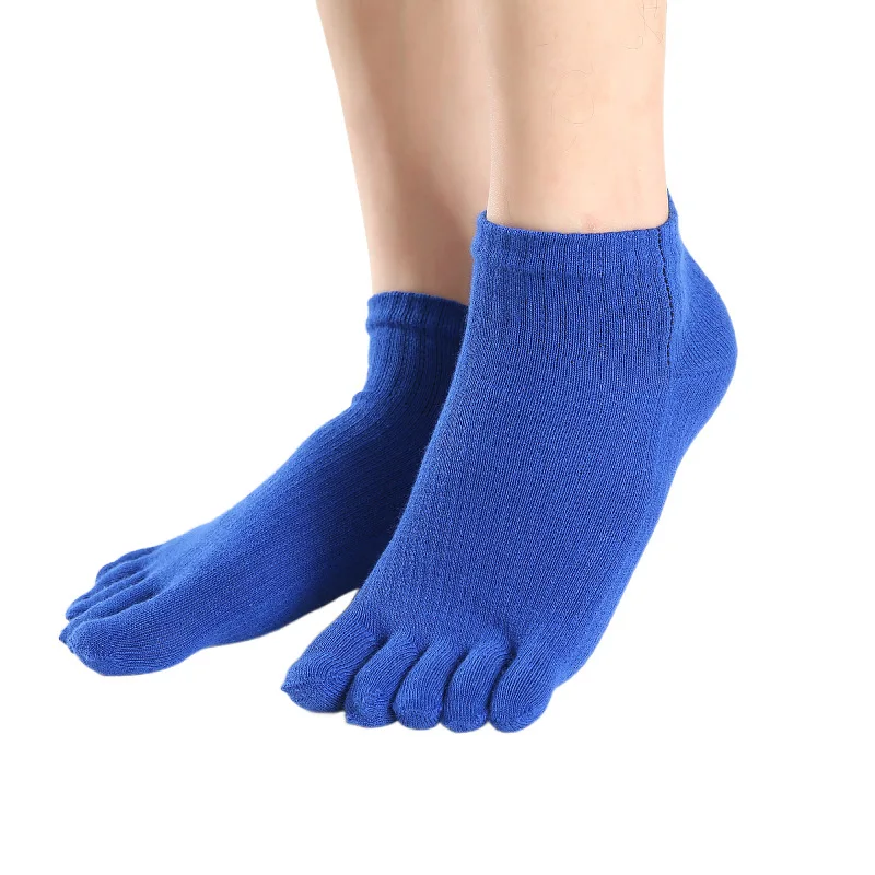 New Five Finger Socks Men's Wholesale Cotton Summer Split Finger Socks Breathable Sports Five Toe Socks Short Men Sock