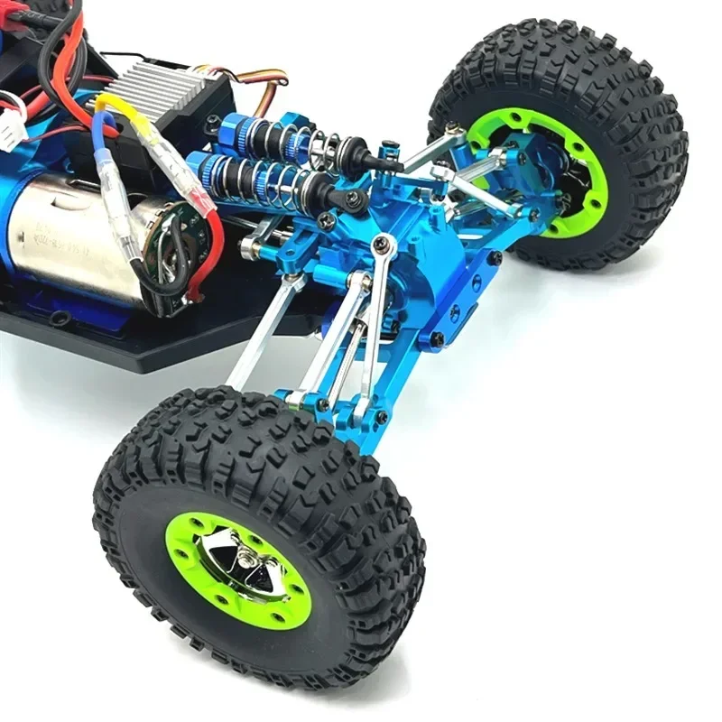 Металлическая модернизированная передняя волновая коробка для WLtoys 1/12 124006 12423 12427