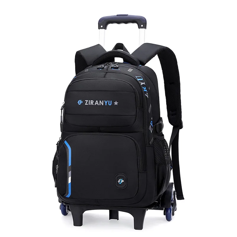 Children School Bags Girls Boys With Wheel Trolley Mochila Kids Backpacks Trolley Luggage For backpack Escolar Backbag Schoolbag