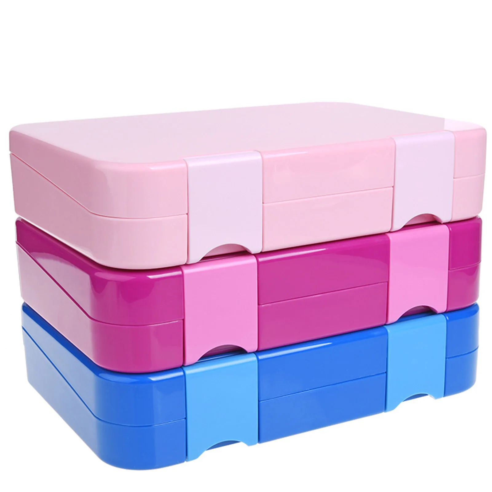 

Пластиковый Ланч-бокс для детей и взрослых, портативный пищевой контейнер для пикника для дома, офиса, кемпинга на открытом воздухе