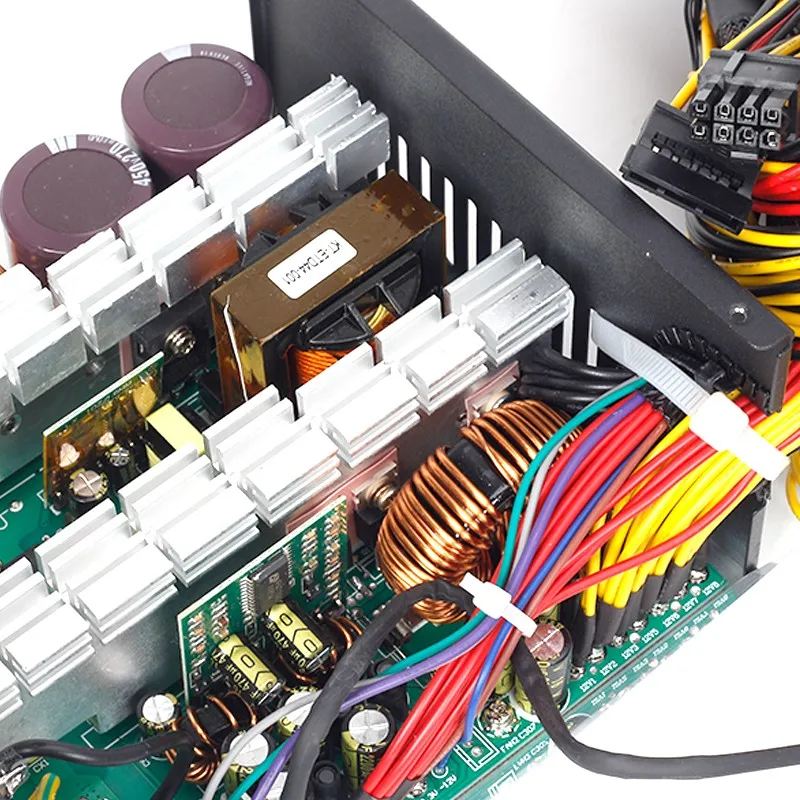 Новый блок питания 180–260 В для майнинга ETH ATX 2000 Вт 2400 биткойн-майнер поддержка 8
