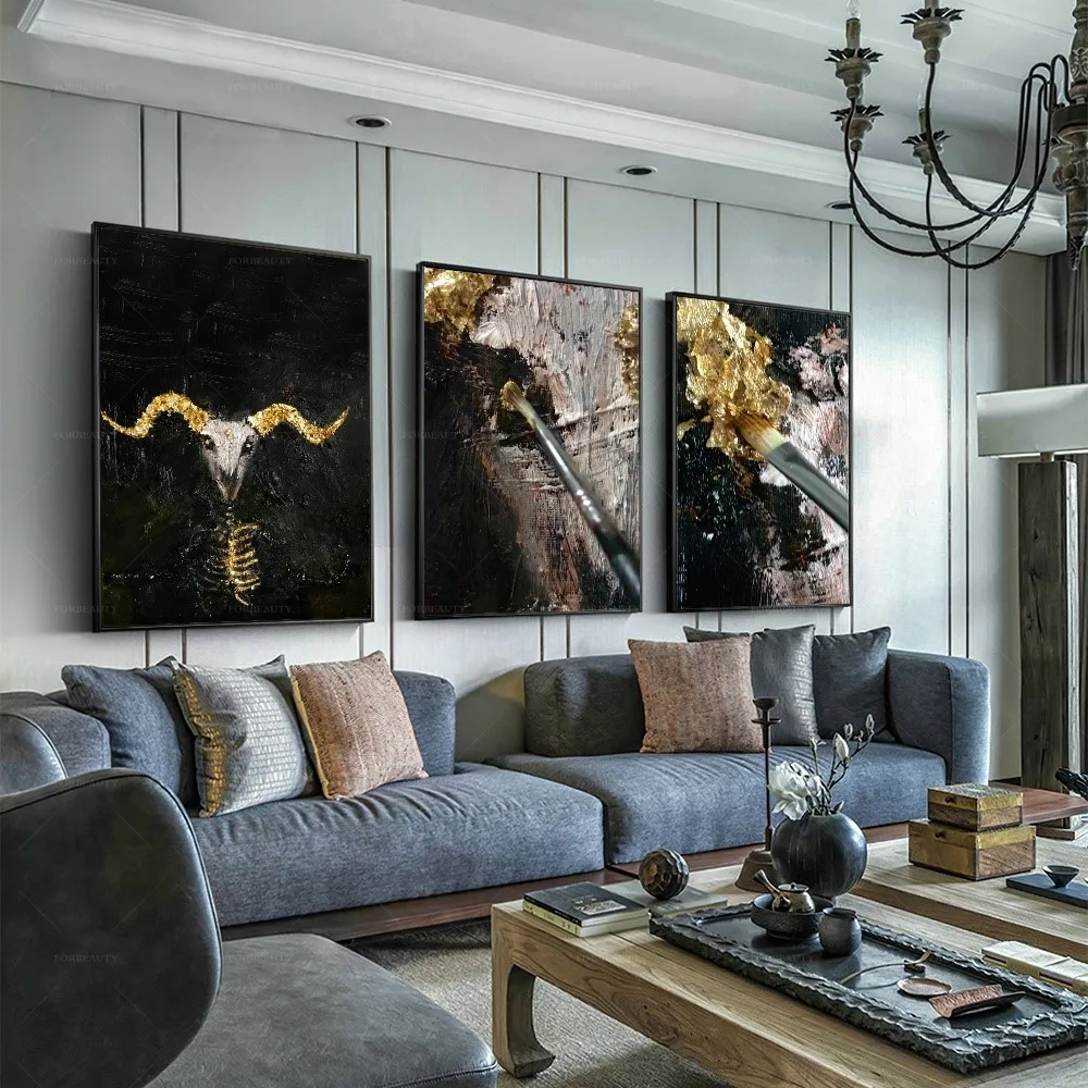 

Картина Forbeauty «западные козы» известна как символ дьявола, козла, картина, живопись, темнота, украшение, настенное искусство