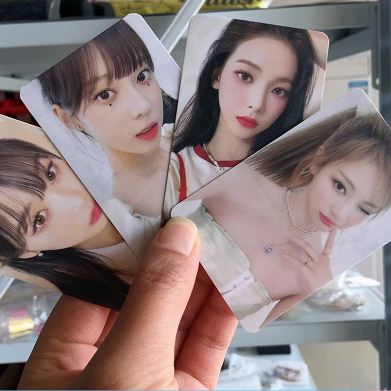 4 шт./компл. Kpop Aespa Lomo карты 2022 походные поздравления маленькая открытка