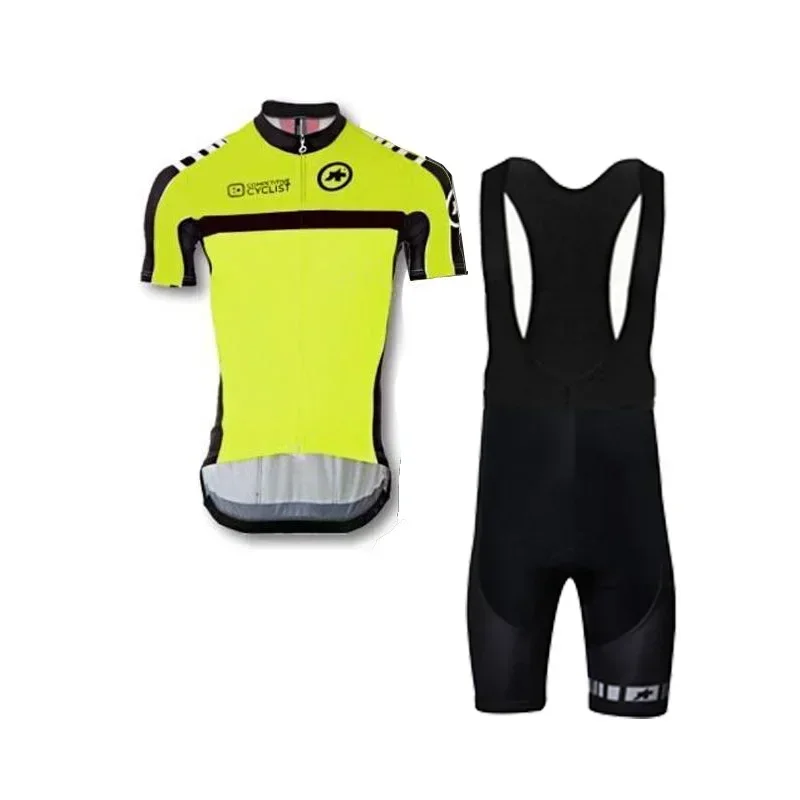 Новый Ropa Ciclismo велосипедный трикотаж с короткими рукавами комплекты нагрудников