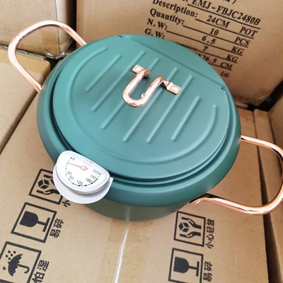 Японская стойка для фритюрницы, антипригарная Кастрюля Maifanitum, цветная двойная кастрюля для супа, кастрюля для супа, газовая плита, утолщенная