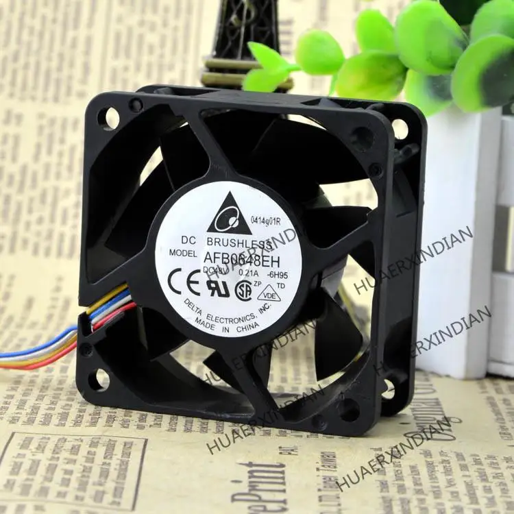 Новый AFB0648EH-6H95 6025 6CM48V PWM комплект охлаждающего вентилятора