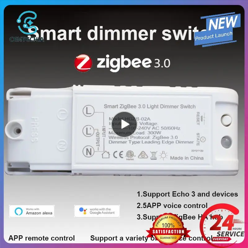 

Dimmer Module 300w 5-year Warranty Light Switch Zigbee Dimmer Zigbee Dimmer Module Light Rubber Cable Open Circuit Protection